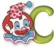 lettres clowns