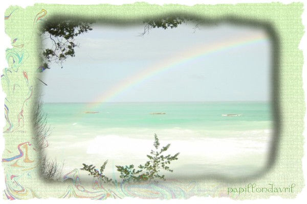 fond ecran arc en ciel