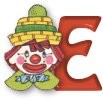 lettres clowns