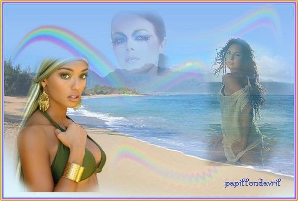 fond ecran  arc en ciel