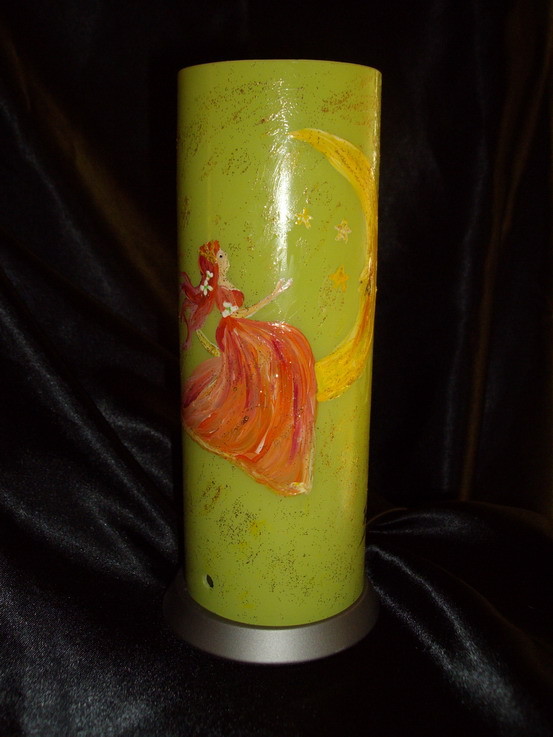 lampes  peintes 